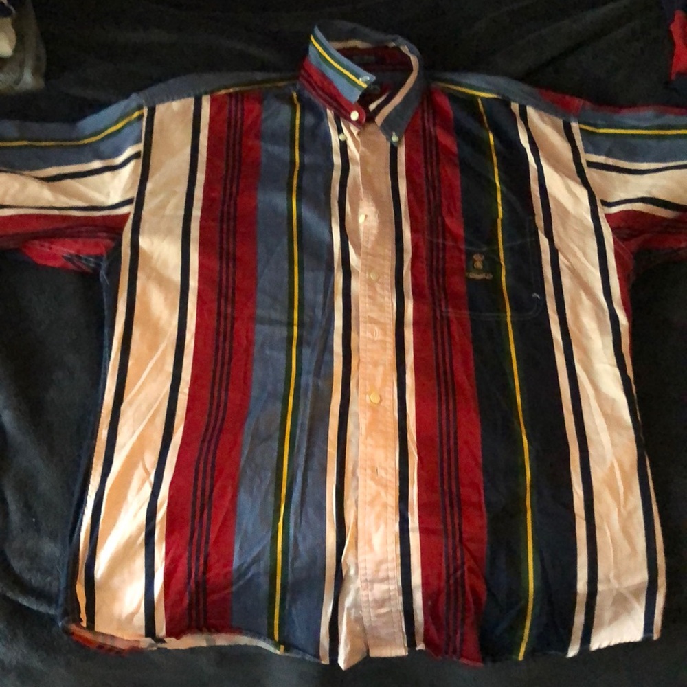 Multi Colored Ralph Lauren Chaps Button Down Shirt - image 1